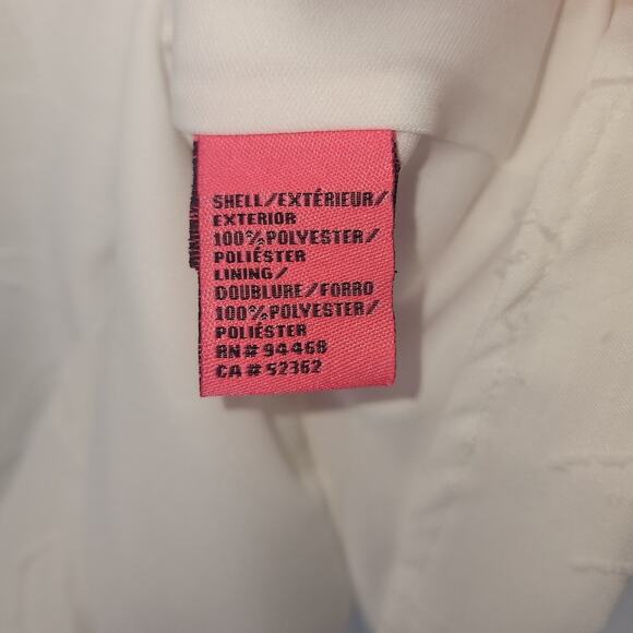 Betsey Johnson White Textured Sleeveless A-Line Dress Size 10 NWT - Picture 8 of 11